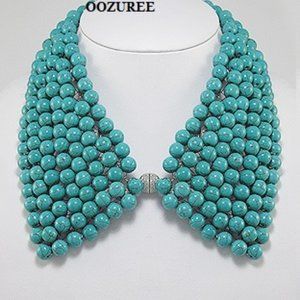 Reconstructed Turquoise Necklace.